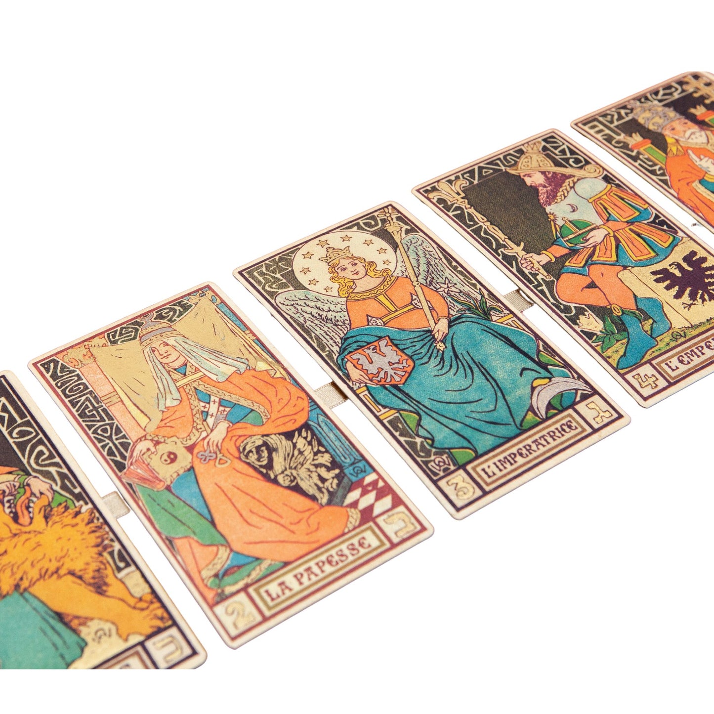 Tarot d’Oswald Wirth – Édition artisanale de luxe - 22 arcanes majeures