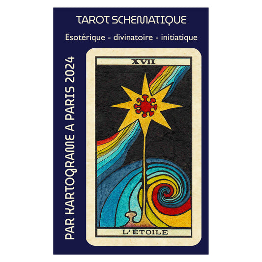 Tarot Schématique par Kartograme à Paris 2024 -Edition -  22 cartes