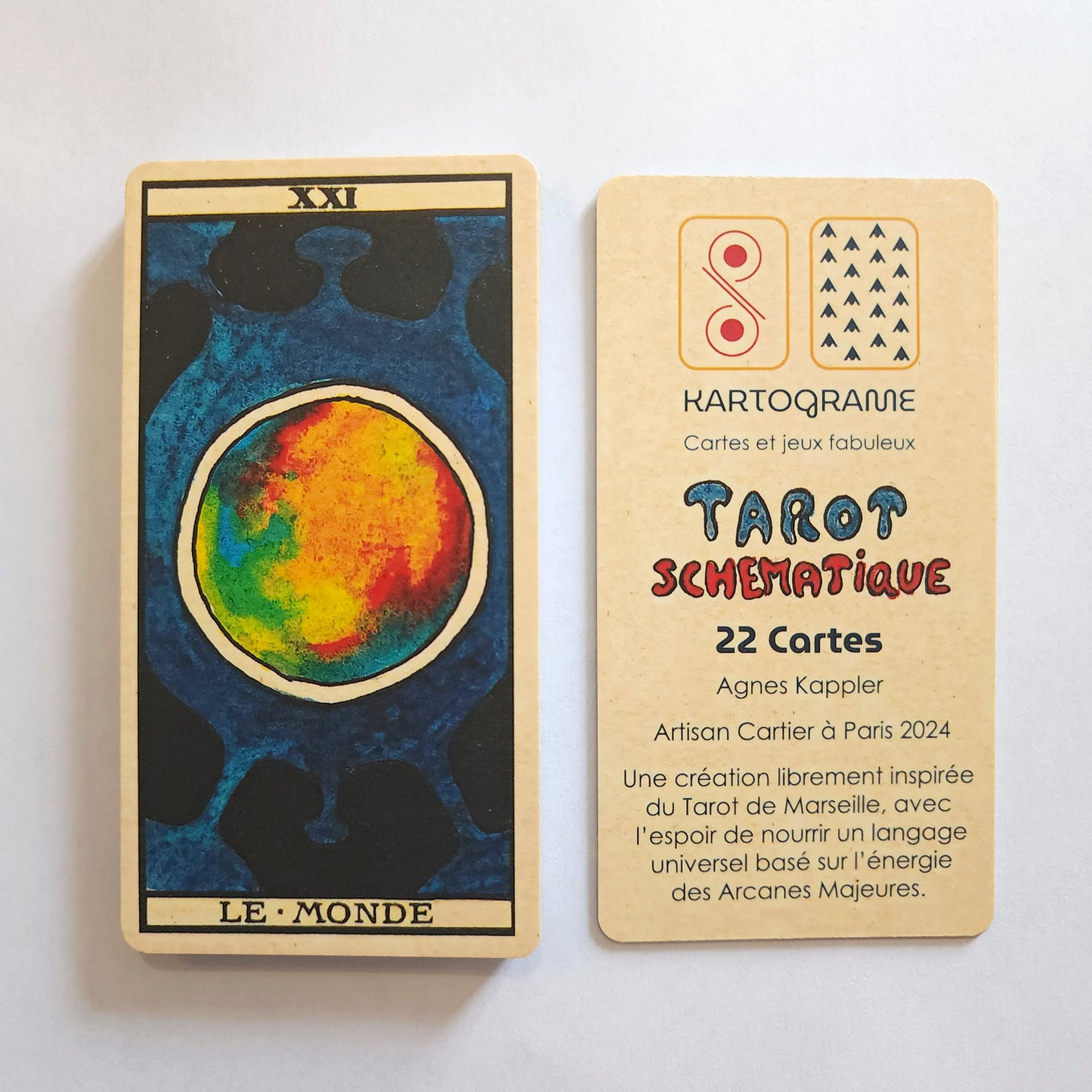 Schematic Tarot of Travel - 22 cards