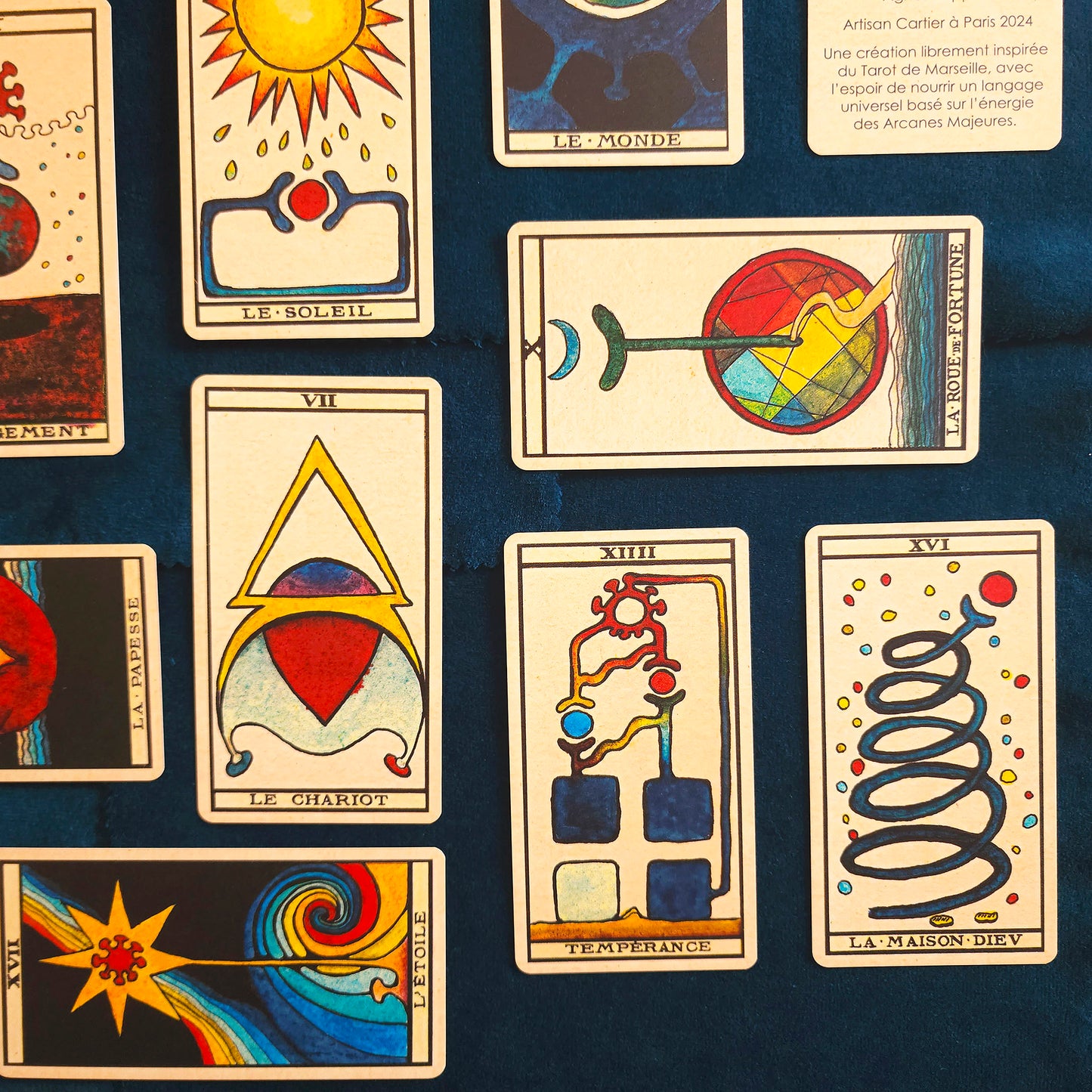 Schematic Tarot of Travel - 22 cards